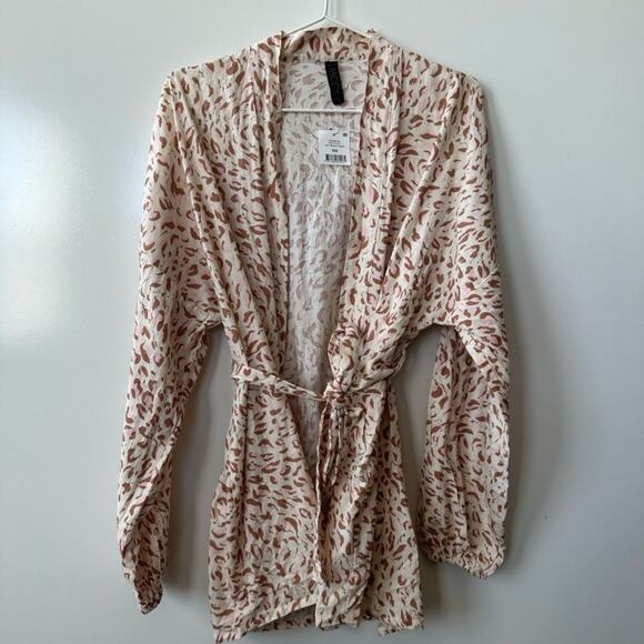 Cotton On Leopard Beach Cover Up Robe size XS/S - Picture 3 of 7